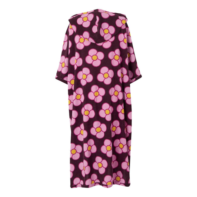 Morello - Back - Regatta Womens-Ladies Orla Kiely II Spinning Flower Towelling Hooded Towel