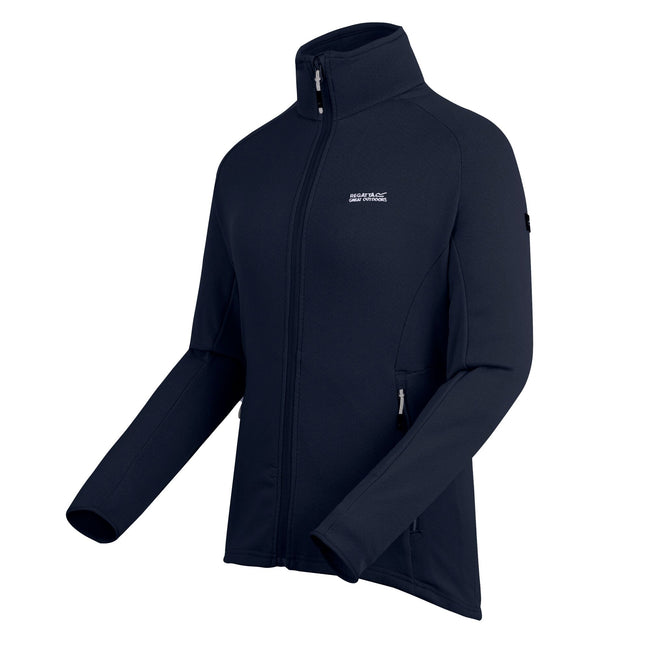 Navy - Side - Regatta Womens-Ladies Malana Soft Shell Jacket