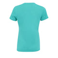 Turquoise - Back - Regatta Womens-Ladies Fingal Landscape Stretch T-Shirt