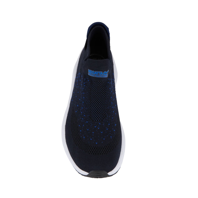 Navy-Dark Denim - Pack Shot - Regatta Womens-Ladies Orton Trainers