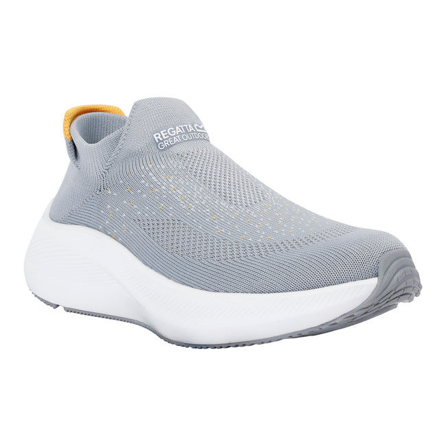 Grey-Sunflower - Front - Regatta Womens-Ladies Orton Trainers