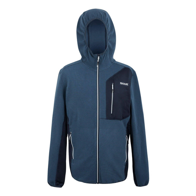 Moonlight Denim-Navy - Front - Regatta Mens Lakewright Full Zip Fleece Jacket