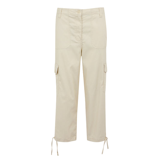 Light Vanilla - Front - Regatta Womens-Ladies Shorebella Capri Trousers