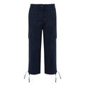 Navy - Front - Regatta Womens-Ladies Shorebella Capri Trousers