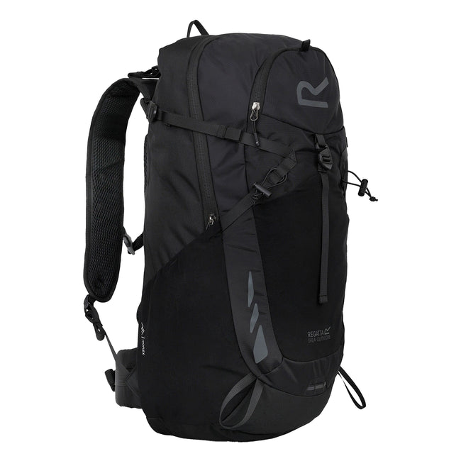 Black - Side - Regatta Blackfell IV 35L Backpack