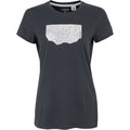 Seal Grey - Front - Regatta Womens-Ladies Fingal Printed Stretch T-Shirt