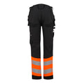 Black-Orange - Back - Regatta Professional Unisex Adult High-Vis Work Trousers