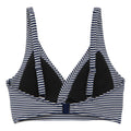Navy-White - Back - Regatta Womens-Ladies Stripe Bikini Top