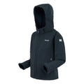 Navy - Side - Regatta Childrens-Kids Acidity VIII Soft Shell Jacket