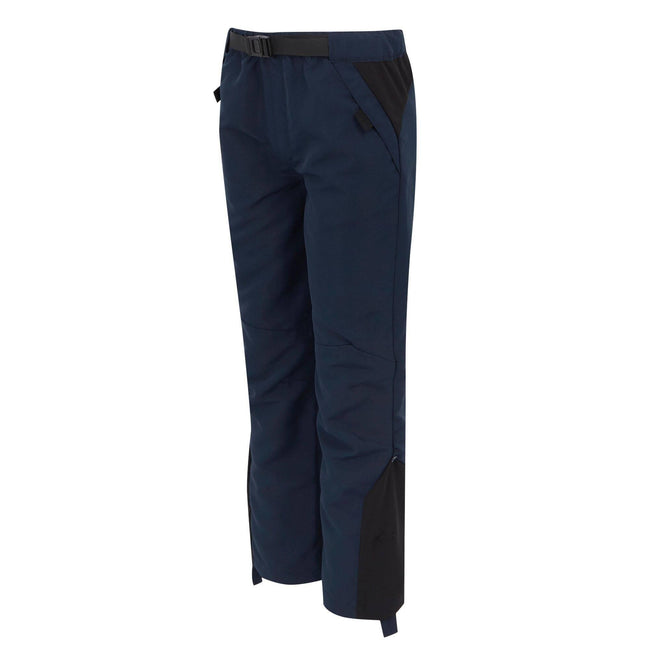 Navy - Side - Regatta Childrens-Kids Hiking Trousers