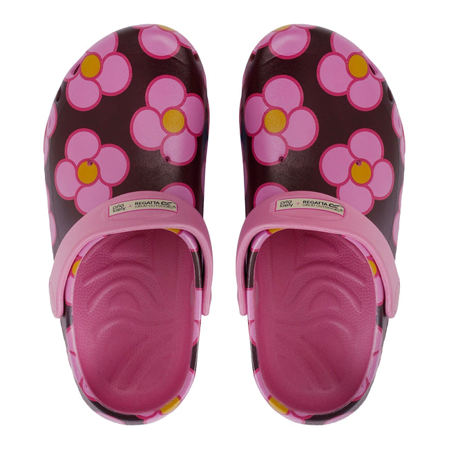 Morello - Front - Regatta Childrens-Kids Orla Kiely Clogs