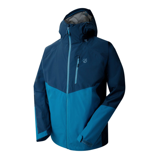 Moonlight Denim-Blue Steel - Side - Dare 2B Mens Breathe Out Waterproof Jacket