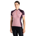 Deep Plum-Lilas - Lifestyle - Dare 2B Womens-Ladies Flutter Jersey