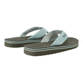 Dark Khaki-Glacier Green - Back - Regatta Mens Rico Flip Flops