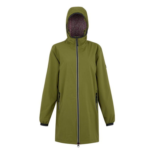 Nephrite Green - Lifestyle - Regatta Womens-Ladies Lioka Waterproof Jacket