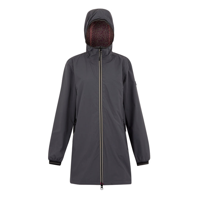 Seal Grey - Front - Regatta Womens-Ladies Lioka Waterproof Jacket