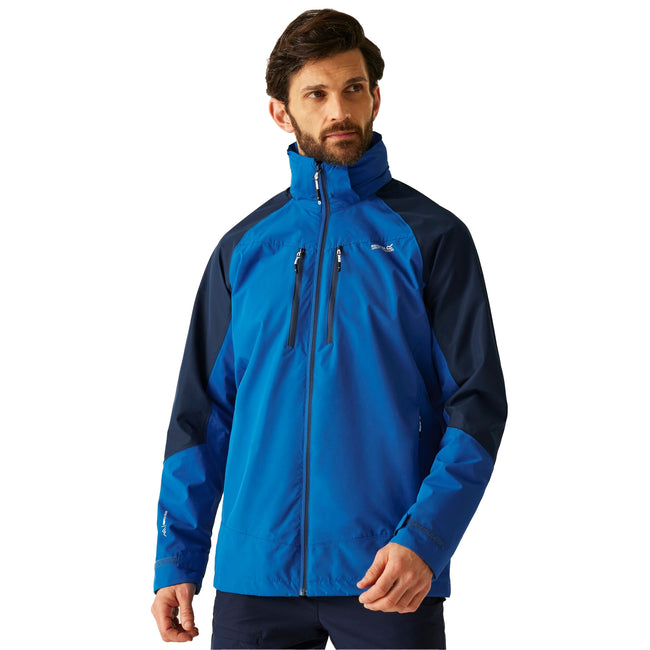 Snorkel Blue-Moonlight Denim - Side - Regatta Mens Calderdale VI Waterproof Jacket