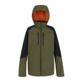 Olive Night-Black - Front - Regatta Mens Calderdale VI Waterproof Jacket