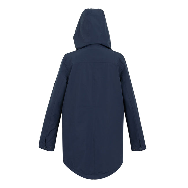 Navy - Back - Regatta Womens-Ladies Brika Waterproof Jacket