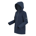 Navy - Side - Regatta Womens-Ladies Brika Waterproof Jacket