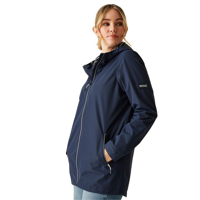 Navy - Lifestyle - Regatta Womens-Ladies Brika Waterproof Jacket