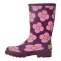 Morello - Pack Shot - Regatta Womens-Ladies Orla Kiely Spinning Flower Mid Calf Wellington Boots
