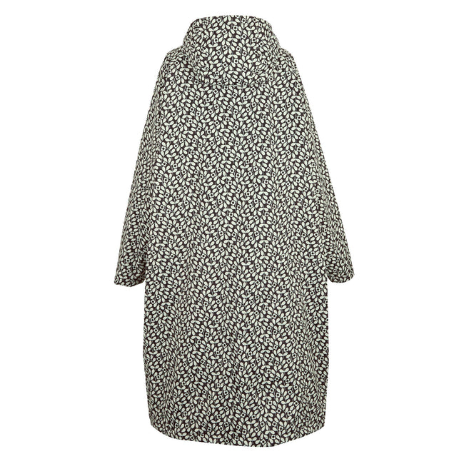 Black - Back - Regatta Womens-Ladies Orla Kiely Jasmine Flower Changing Robe