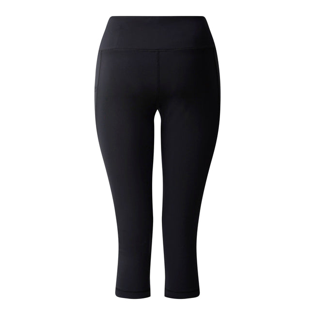 Black - Back - Dare 2B Womens-Ladies Influential II Plain 3-4 Leggings