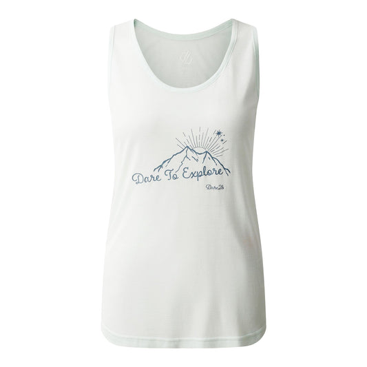 Chalk Blue - Front - Dare 2B Womens-Ladies Harmonic Mountain Vest Top