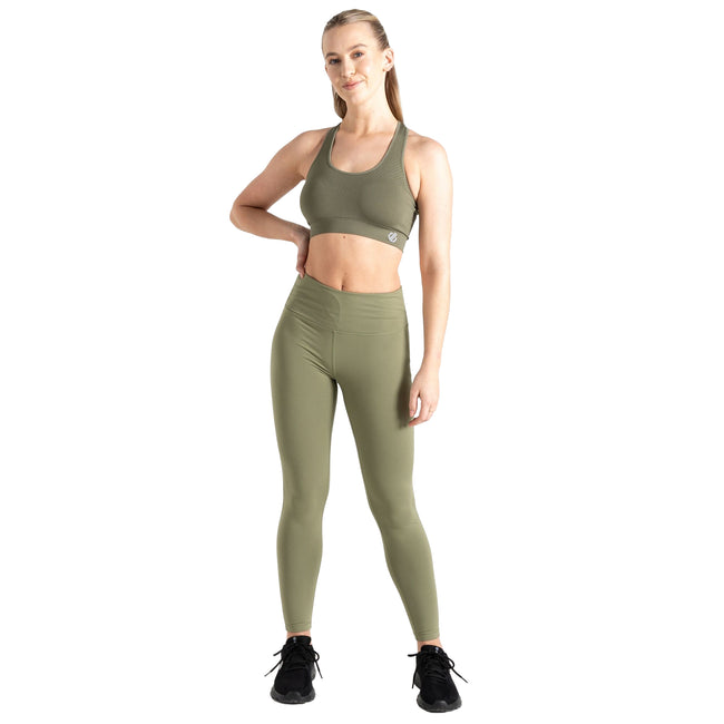 Olivine Green - Lifestyle - Dare 2B Womens-Ladies Influential Leggings