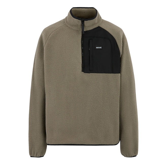 Golden Sand - Front - Regatta Mens Frankie Borg Fleece Jacket