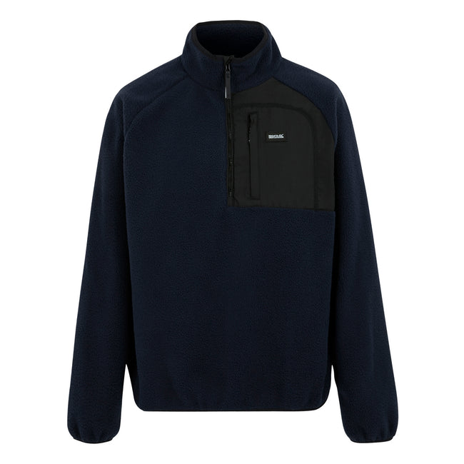 Black - Front - Regatta Mens Frankie Borg Fleece Jacket