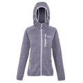 Wisteria-Lilac Hint - Front - Regatta Womens-Ladies Newhill II Marl Full Zip Hoodie