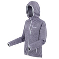 Wisteria-Lilac Hint - Side - Regatta Womens-Ladies Newhill II Marl Full Zip Hoodie
