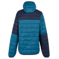 Moroccan Blue-Navy - Back - Regatta Mens Hillpack III Hooded Active Padded Jacket