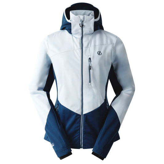 Skyway-Moonlight Denim - Front - Dare 2B Womens-Ladies Lexan Soft Shell Jacket