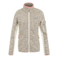 Light Vanilla-Peach Bloom - Front - Regatta Womens-Ladies Ralina Fleece Jacket
