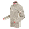 Light Vanilla-Peach Bloom - Side - Regatta Womens-Ladies Ralina Fleece Jacket