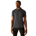 Solid Grey - Side - Regatta Professional Mens Pique Polo Shirt