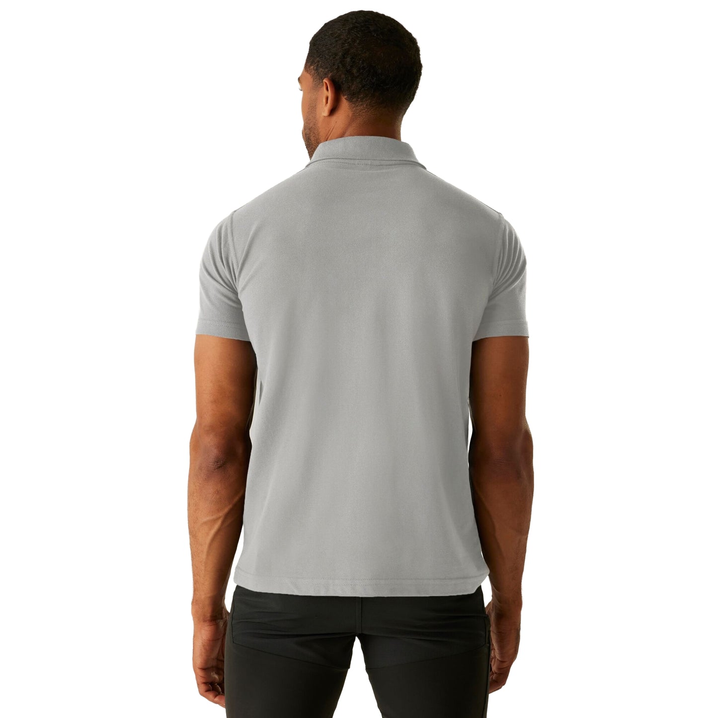 Heather Grey - Pack Shot - Regatta Professional Mens Pique Polo Shirt