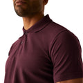 Burgundy - Side - Regatta Professional Mens Pique Polo Shirt