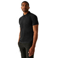 Black - Side - Regatta Professional Mens Pique Polo Shirt