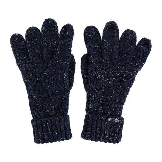 Navy - Front - Regatta Womens-Ladies Winter Gloves