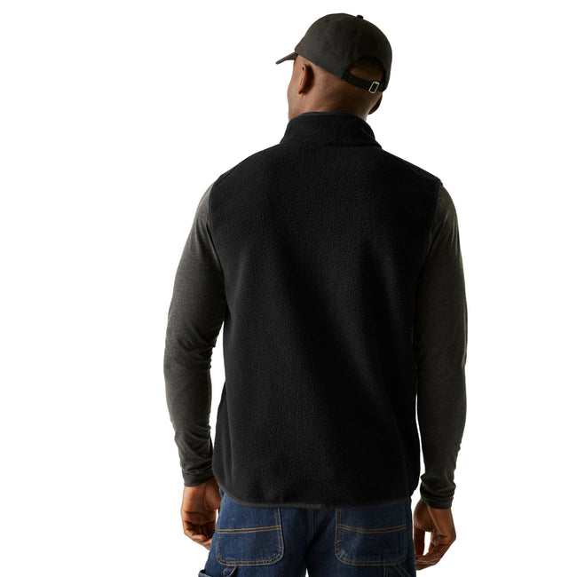 Black - Pack Shot - Regatta Mens Frankie Borg Body Warmer