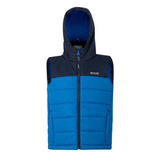 Navy-Snorkel Blue - Front - Regatta Childrens-Kids Lofthouse Body Warmer
