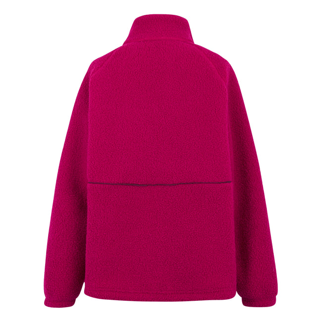 Dark Cerise - Back - Regatta Womens-Ladies Emilica Borg Full Zip Fleece Jacket