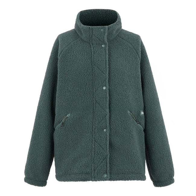 Spruce Green - Front - Regatta Womens-Ladies Emilica Borg Full Zip Fleece Jacket