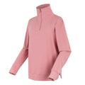 Dusty Rose - Side - Regatta Womens-Ladies Demmi Quarter Zip Fleece Top