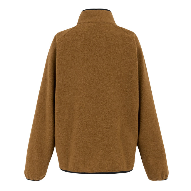 Nut Brown - Back - Regatta Mens Frankie Borg Fleece Jacket