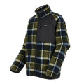 Navy-Dark Khaki - Side - Regatta Mens Frankie Borg Fleece Jacket